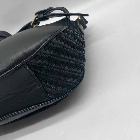 Desigual Black Faux Leather Varsovia Far West Crossbody Bag - Picture 9 of 10